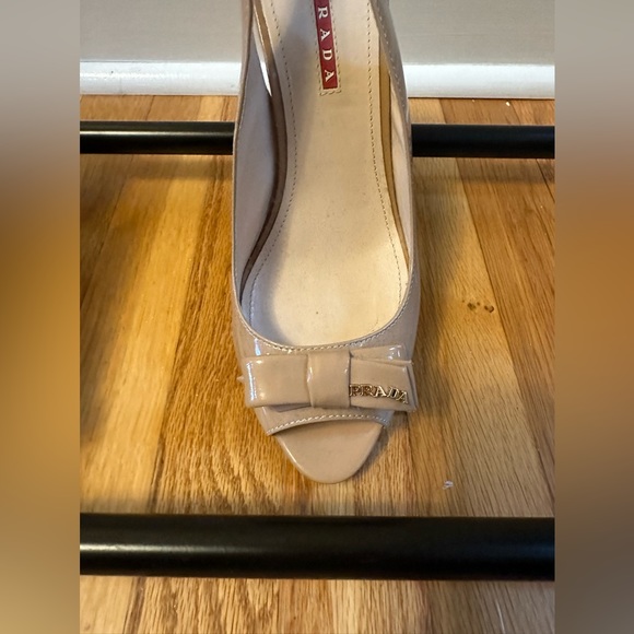 Prada Peep Toe Espadrilles - Size 40 - Picture 9 of 10